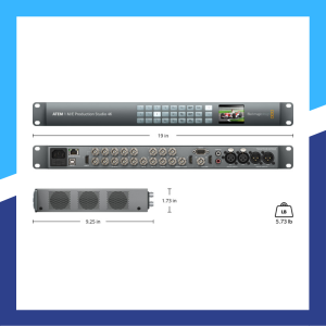 Alternative view of ATEM 1 ME Production Studio 4K